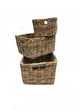 Wicker V-Carrier-Korb 40x30x20 Grube Brown