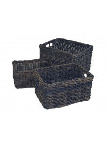 Wicker V-Carrier-Korb 40x30x20 Grube Schwarz