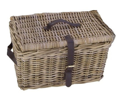 Dr Wicker V-Ager Korb XL grau mit Deckel 50x40x30