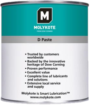 Molykote d weiße Montagepaste 1kg (Dose)