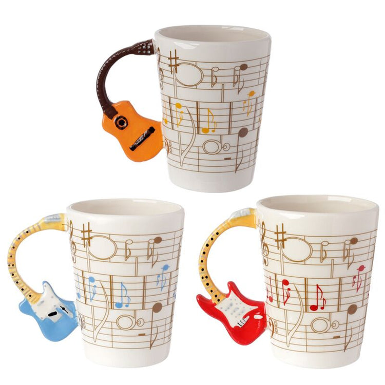 Ted Smith Muziekblad Gitarre - Griff Ceramic Becher geformt