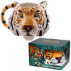 Tiger bildete Keramikbecher