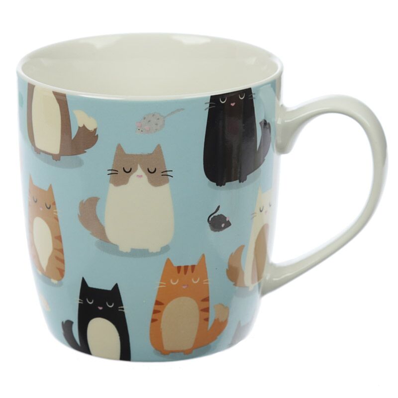 Katze feine Katzenporzellanbecher