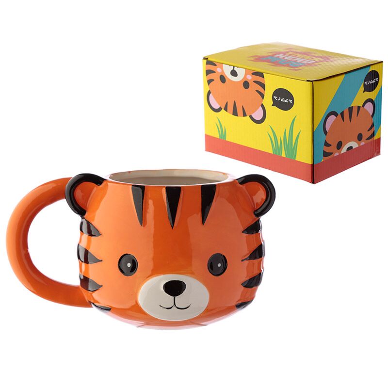 Adoramals Tiger gebildete Keramikbecher