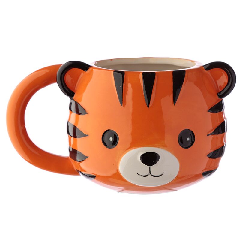 Adoramals Tiger gebildete Keramikbecher