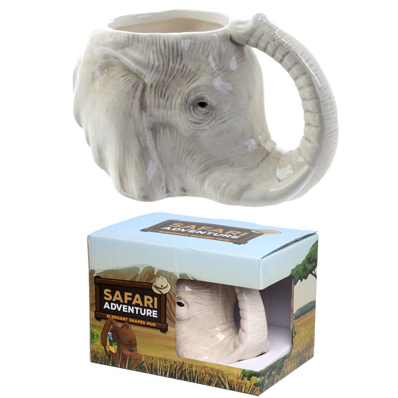 Elefant gebildete Keramikbecher