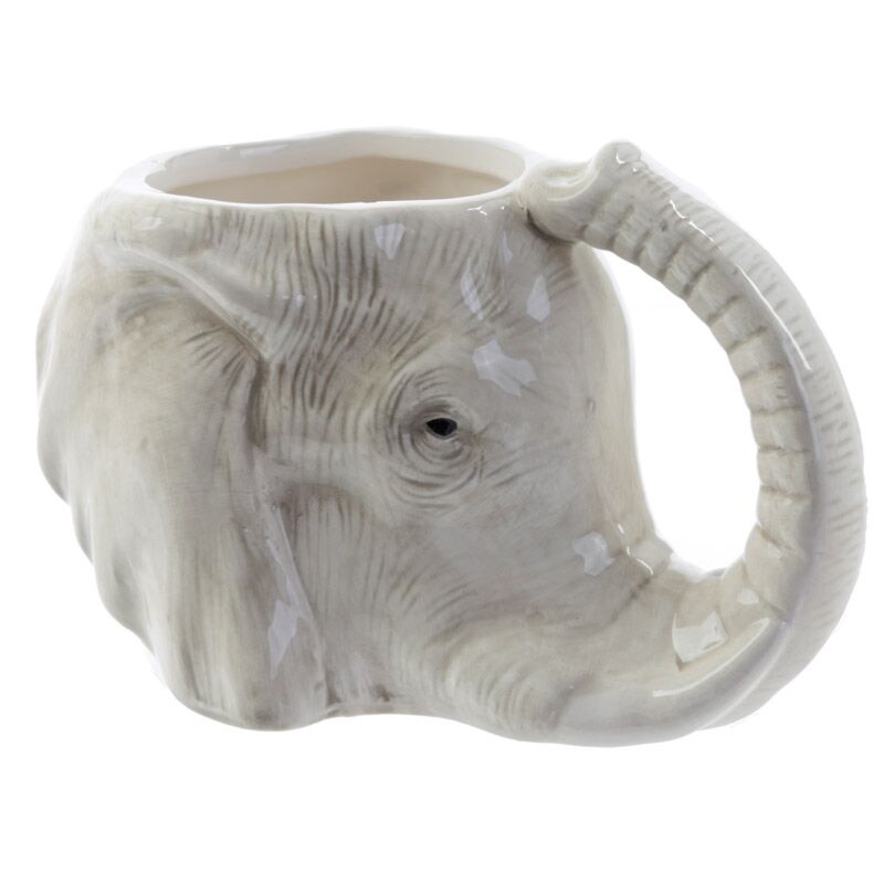 Elefant gebildete Keramikbecher