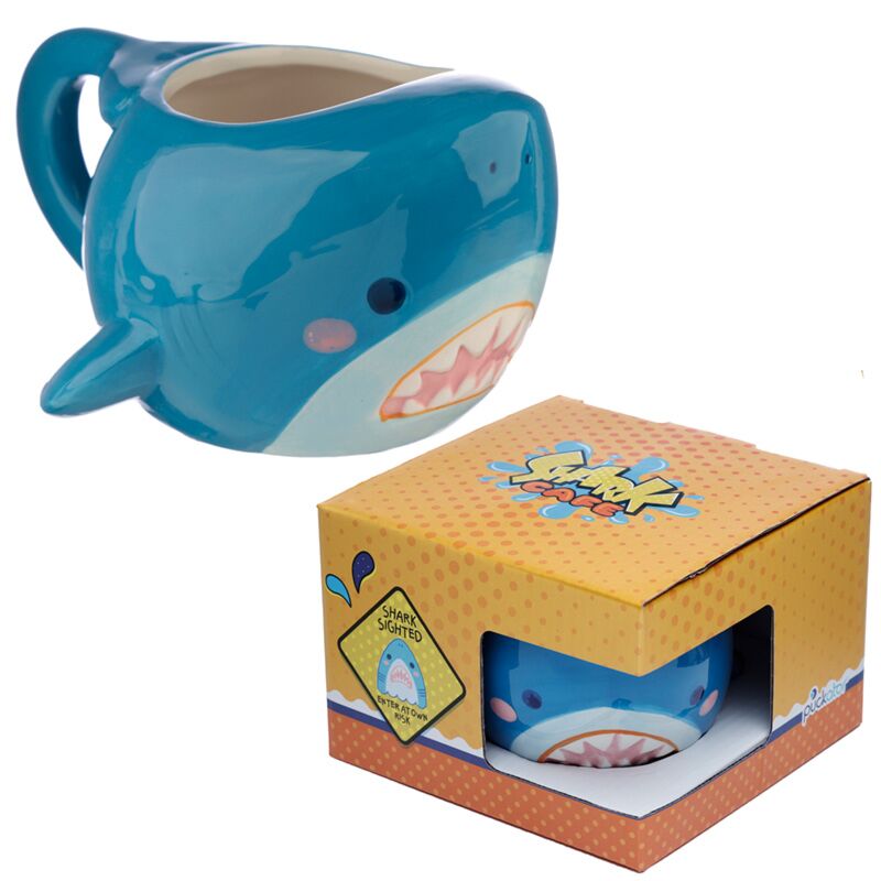 Hai Café geformte Keramik -Becher