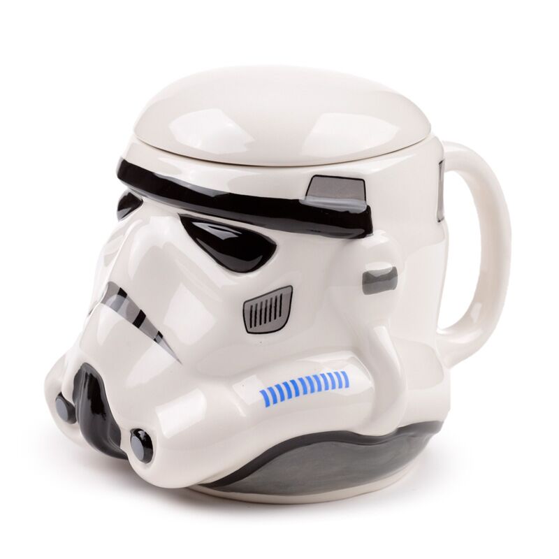 Der ursprüngliche Stormtrooper -Helm gebildete Keramikbecher