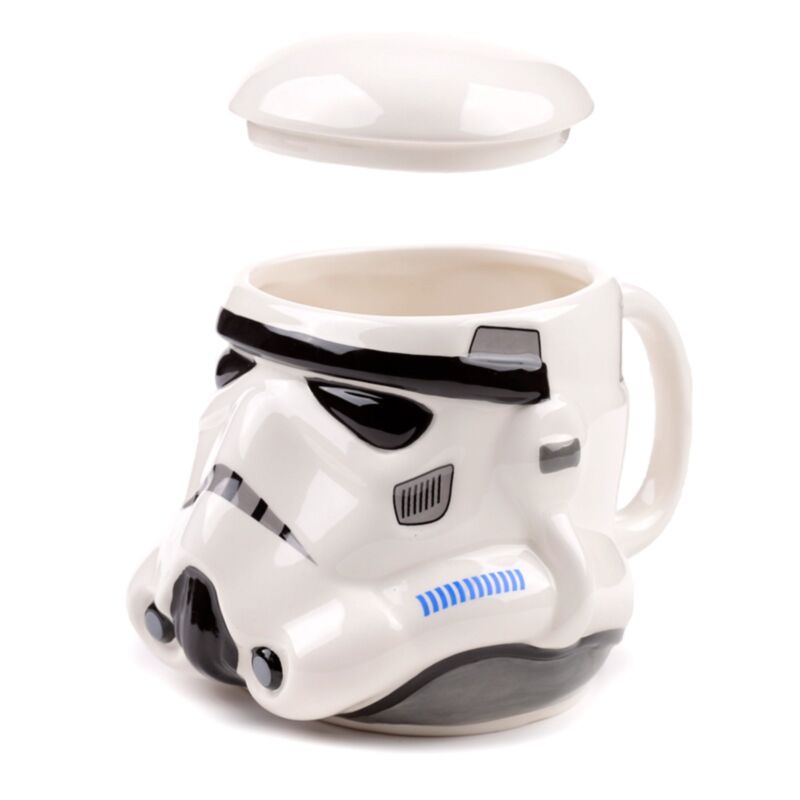 Der ursprüngliche Stormtrooper -Helm gebildete Keramikbecher