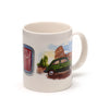 Fiat 500 Rom Riviera Porzellan Becher