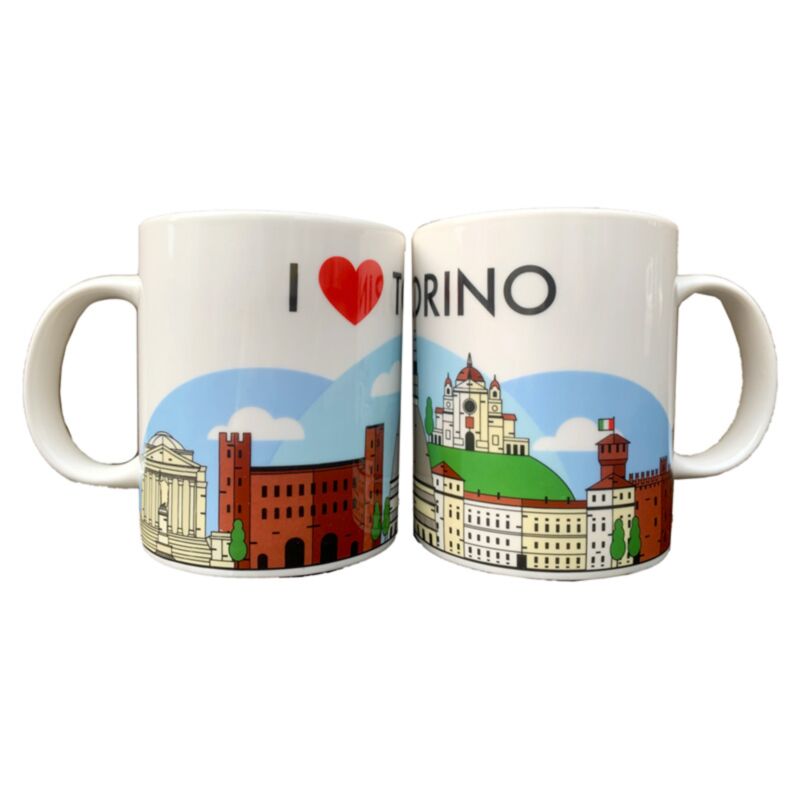 Ich Herz Torino Porzellanbecher
