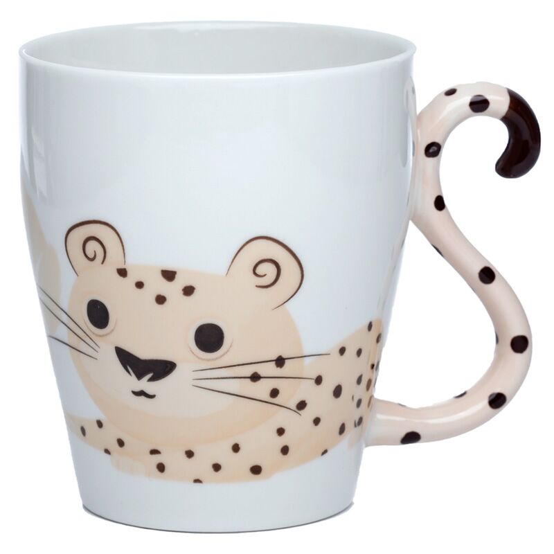 Cheetah Soniverse – Porzellantasse mit geformtem Henkel