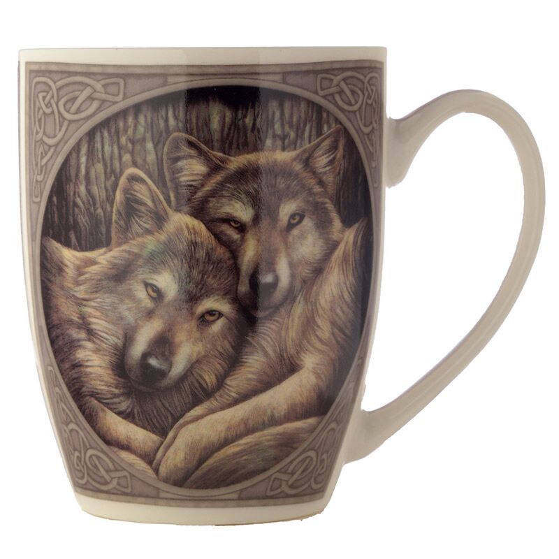 Lisa Parker Glaube Wolf Freund Porzellan Mok