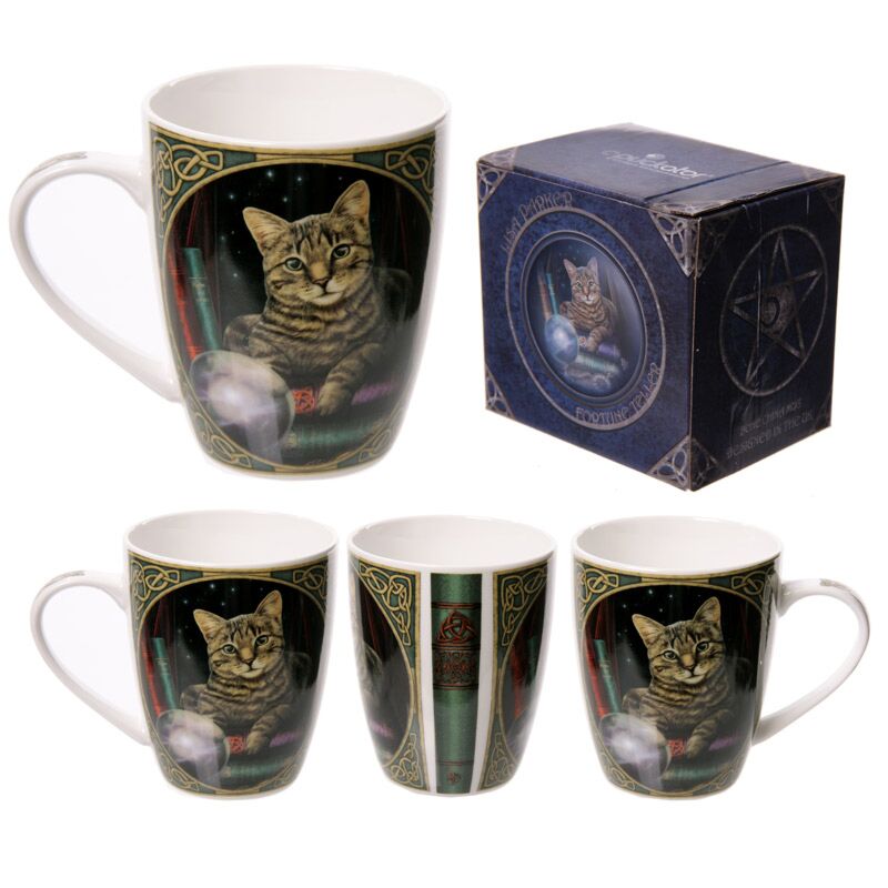 Lisa Parker Fortune Teller Kat Porzellan Becher