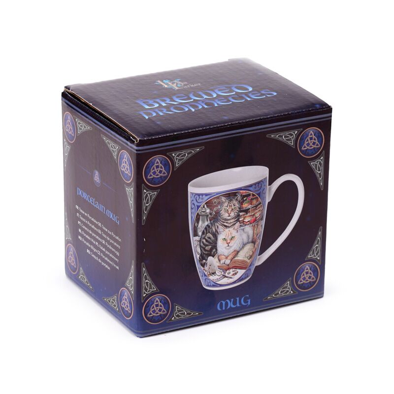 Lisa Parker Brewed Prophecies Katze Porzellantasse