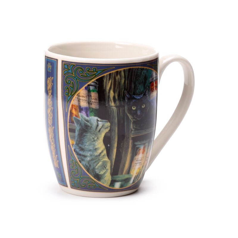 Lisa Parker Magic Emporium Porzellantasse mit Katze