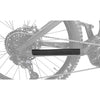 Messingbager M-Wave Chainstay Protector Cut-to-Fit-Rahmen Silikon Schwarz