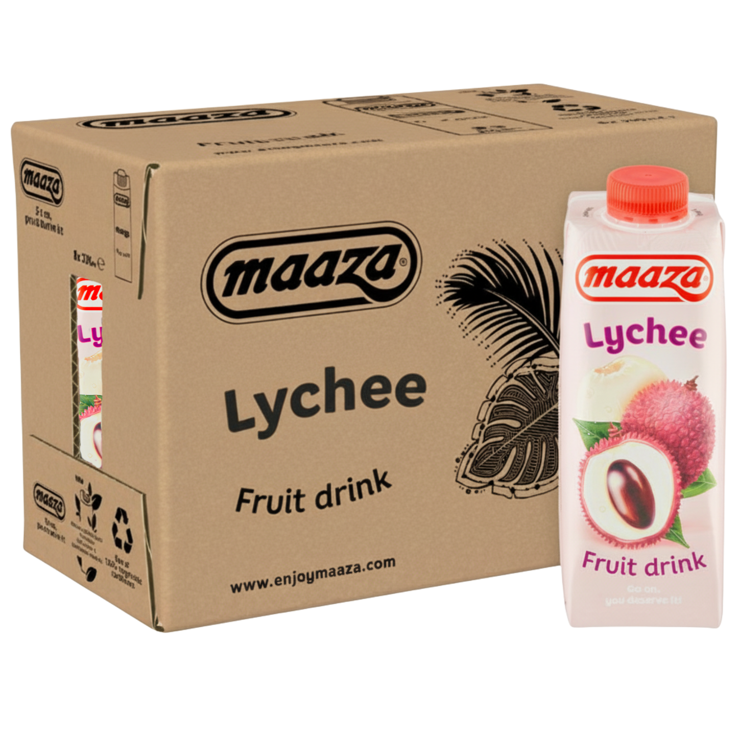 Maaza Litschi-Fruchtgetränkepaket (8x 33 cl)