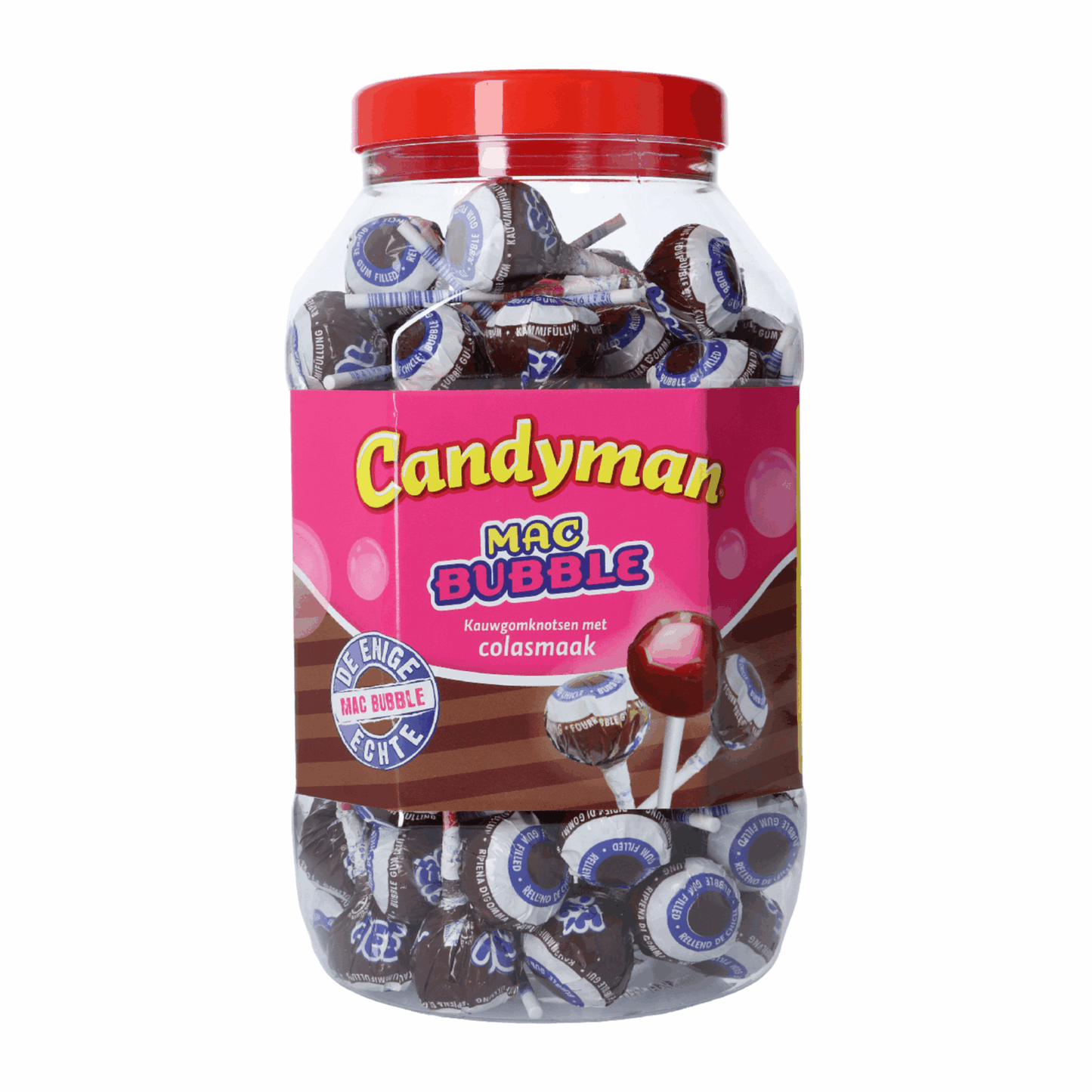 Candyman Mac Bubble Cola Lutscher (100 Stück)