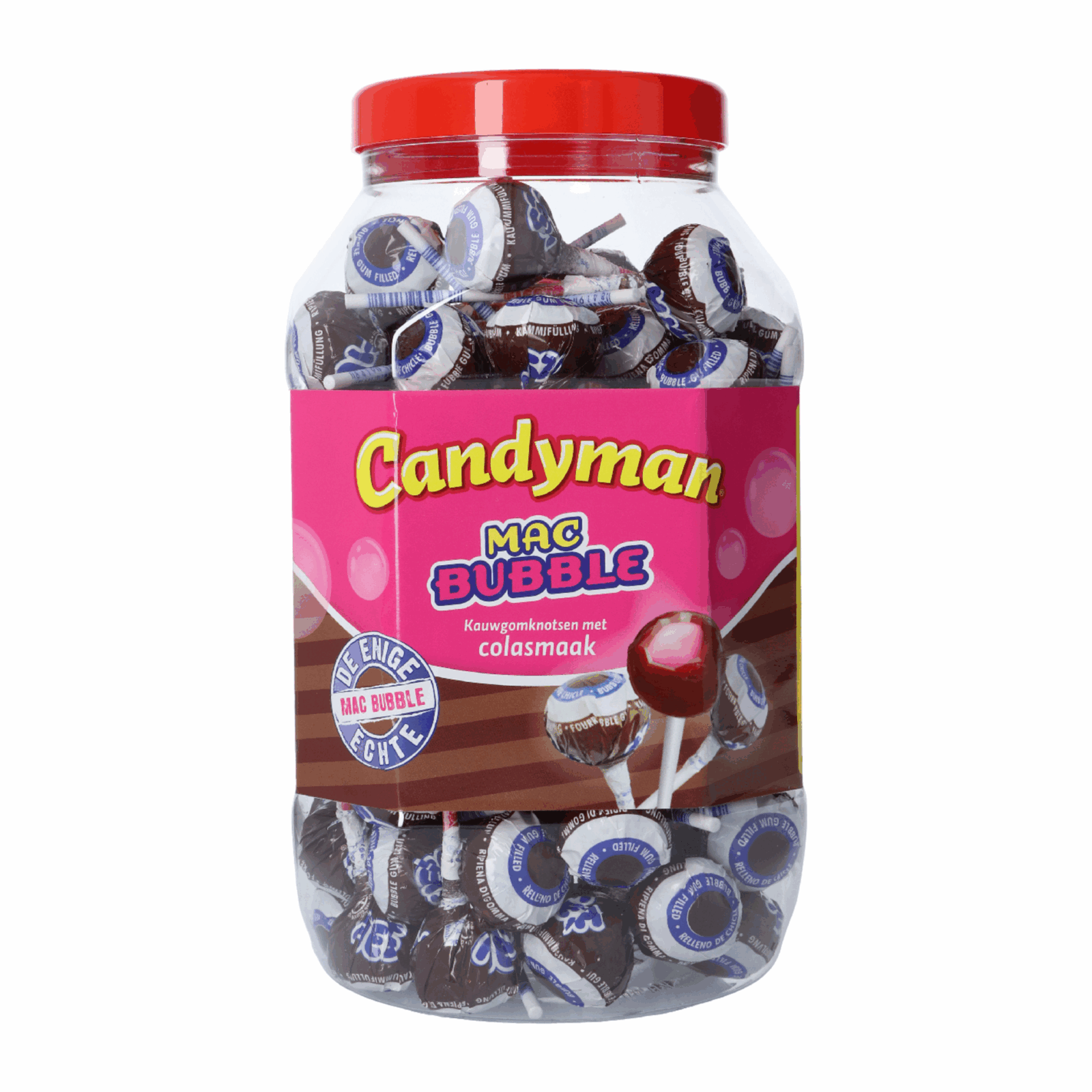Candyman Mac Bubble Cola Lutscher (100 Stück)