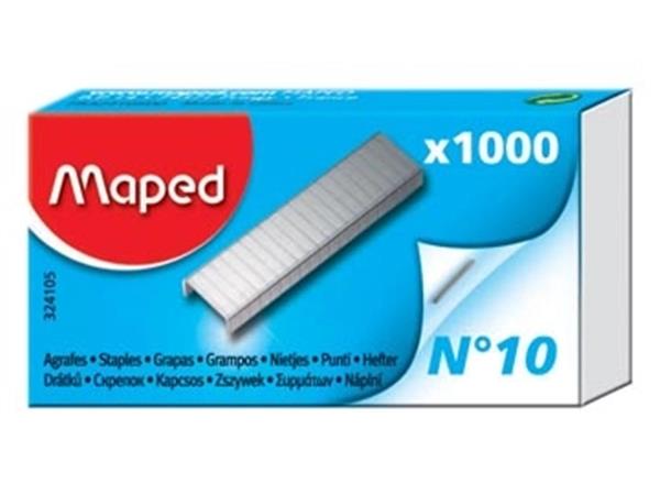Maped Office Maped Heftklammern Nr. 10, Karton (1.000 Heftklammern)