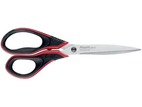 Maped Schere Advanced Gel 21cm schwarz und rot