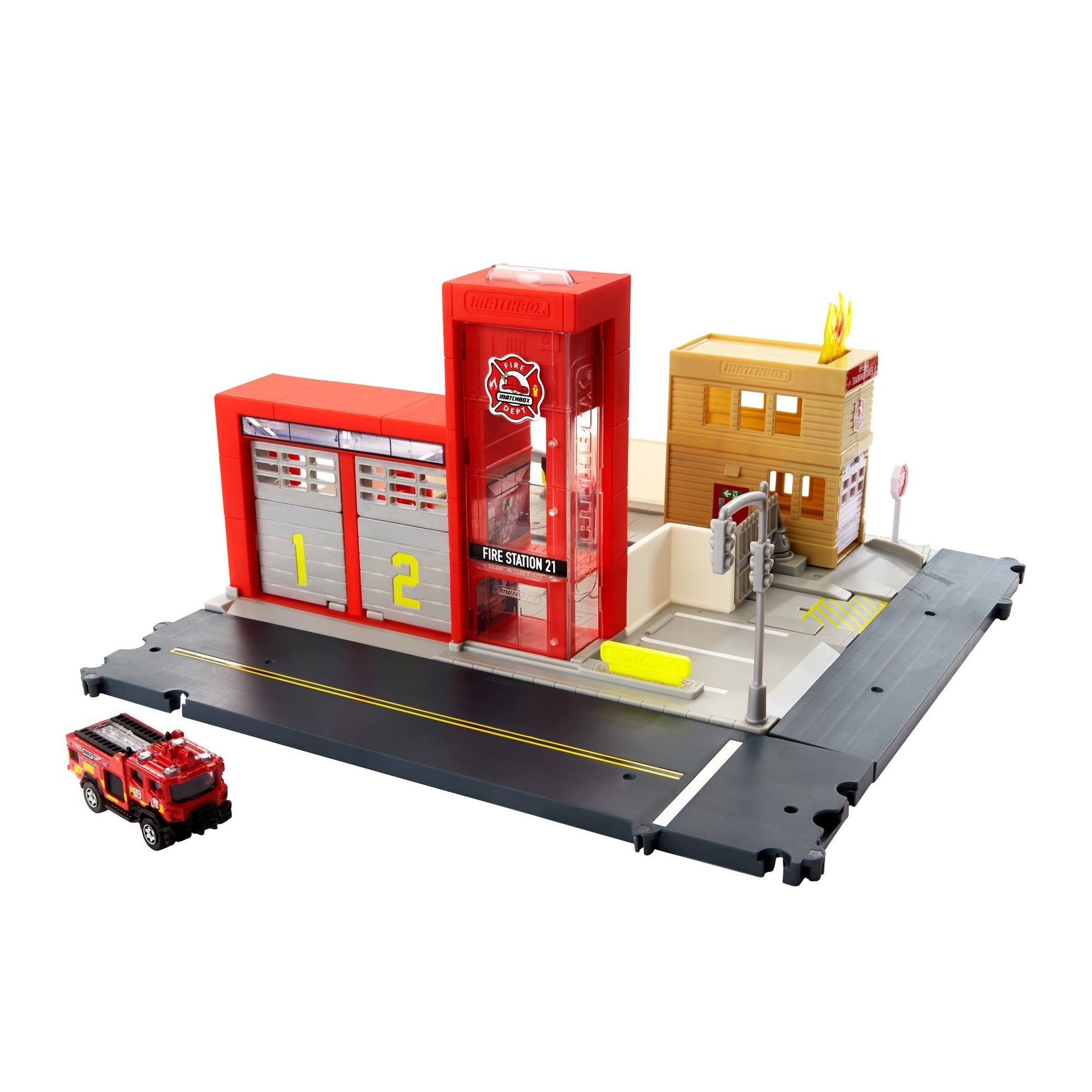 Matchbox Action Trivers Fire Department Rescue Speel Set
