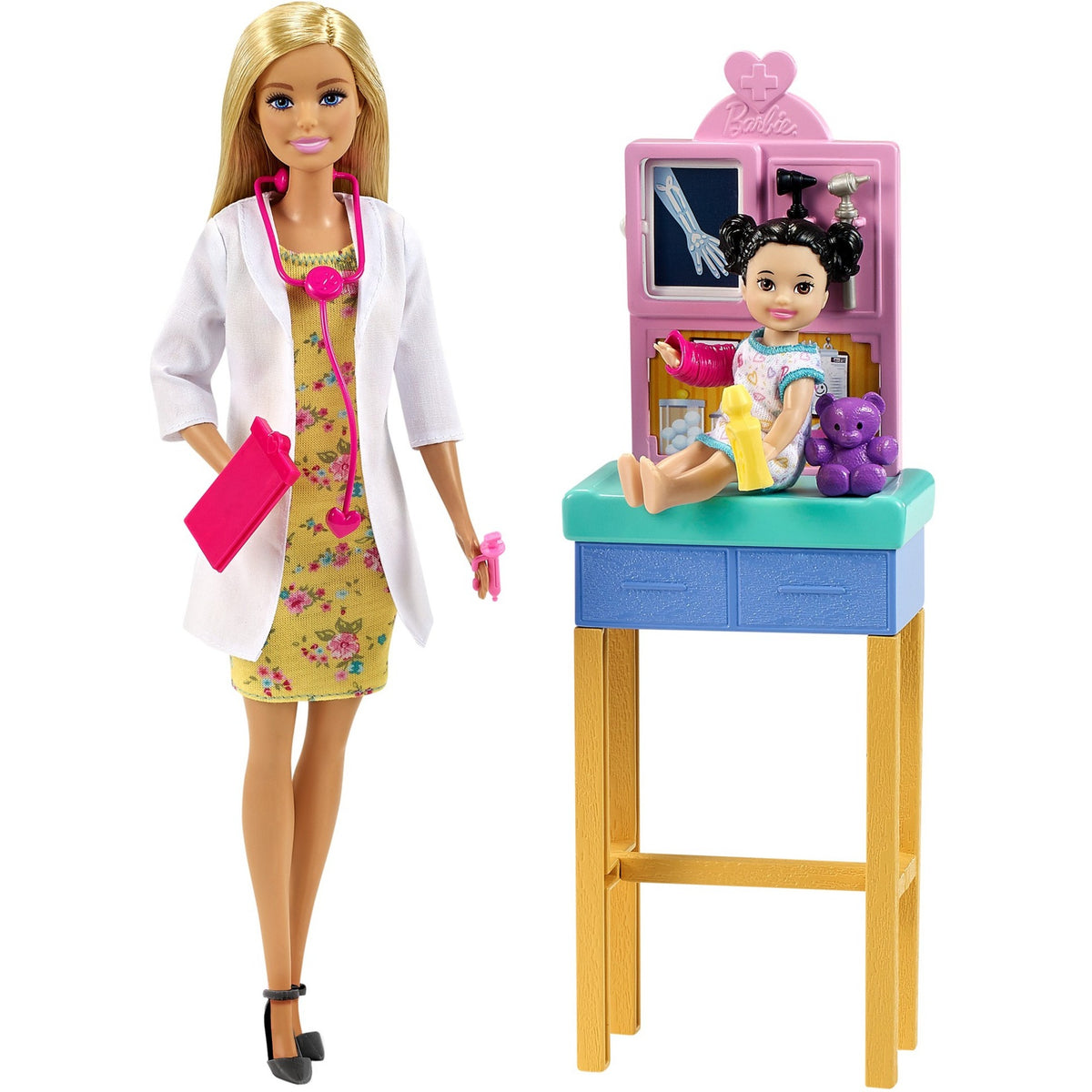 Mattel Career Doll Kinderarzt Spiel Set