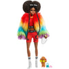 Mattel Extra Doll 1 Regenbogenmantel mit Pudel