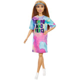 Mattel Fashionistas Doll 159 Tie-Dye-T-Shirt-Kleid - afbeelding 2