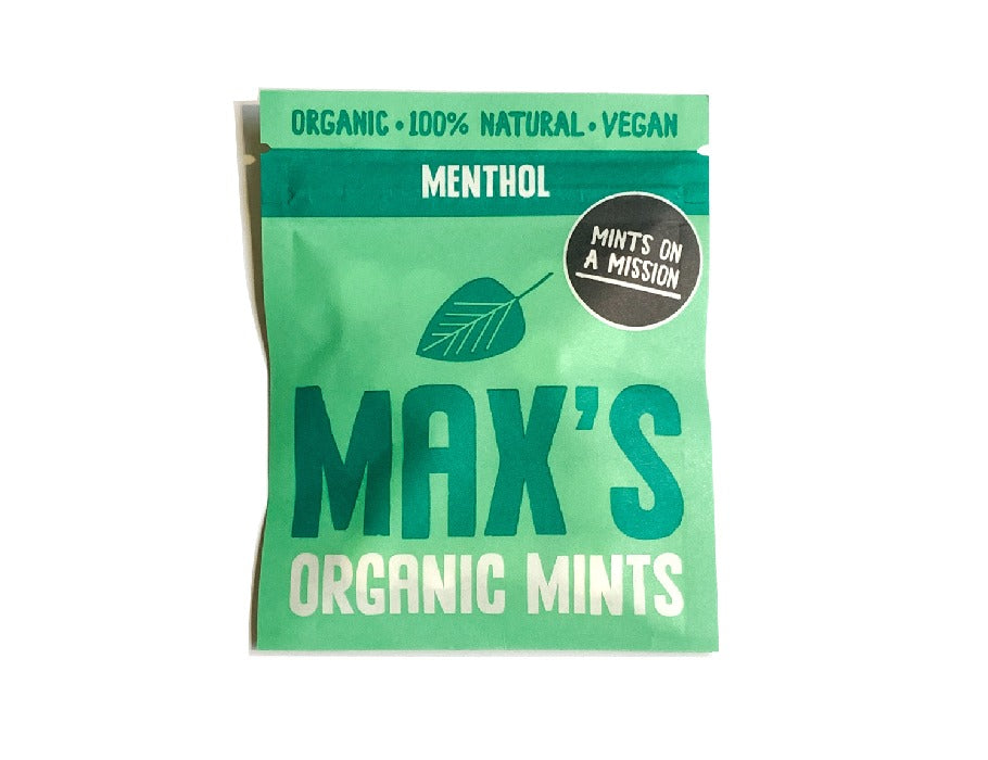 Max organische Minze Menthol Mints 17GR