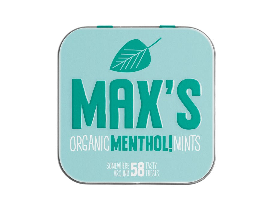 Max organische Minze Menthol Mints 35gr