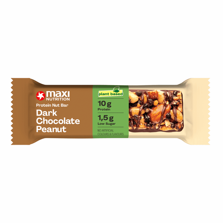 Maxi Nutrition Maxinutrition Protein-Nuss-Riegel dunkle Schokolade Erdnuss (12x 46g)