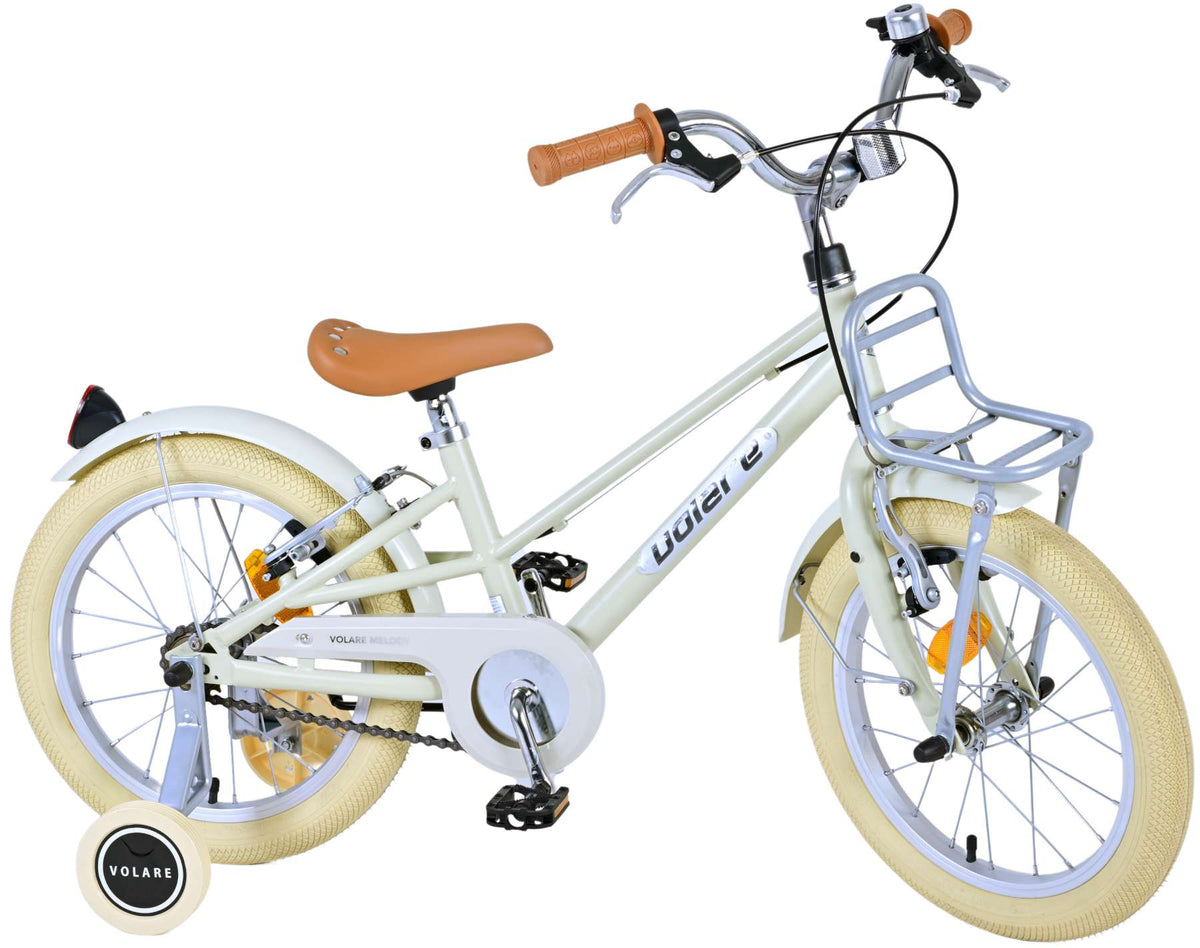 Volare Melody Children's Bicycle - Mädchen - 16 Zoll - Sand