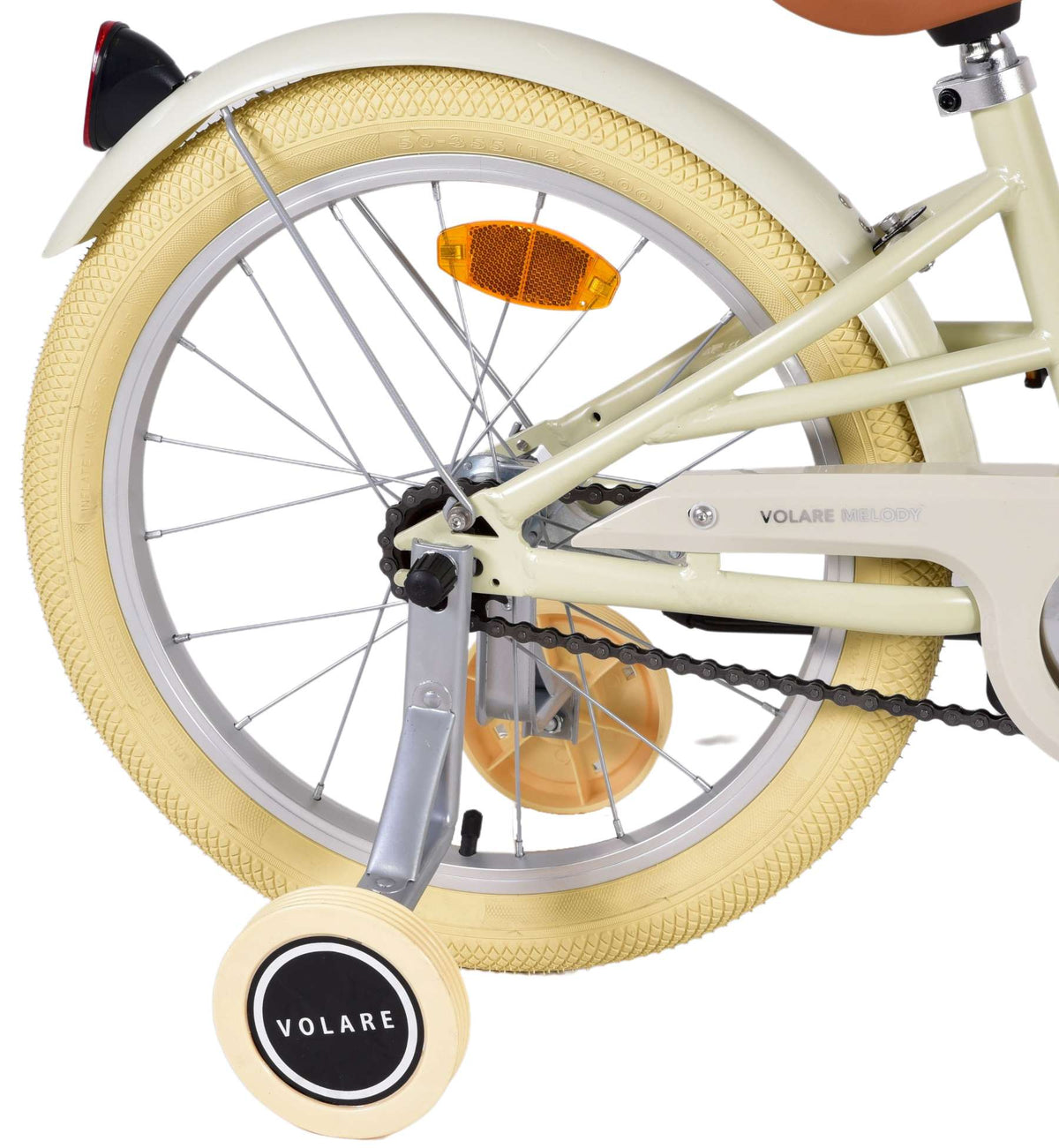 Volare Melody Children's Bicycle - Mädchen - 18 Zoll - Sand