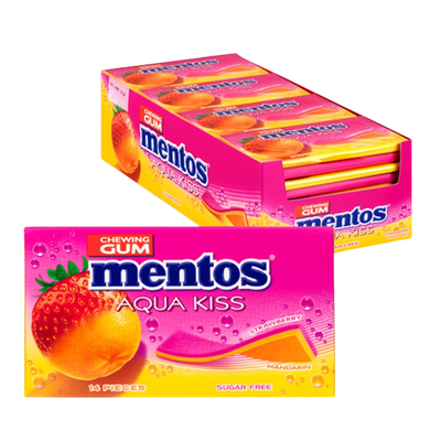 Mentos Aqua Kiss Erdbeere Mandarine (20 Stück)