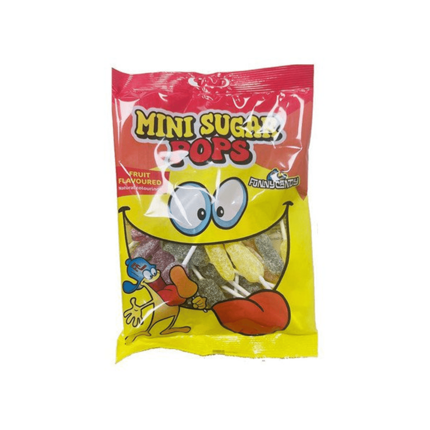 Lustige Süßigkeiten-Mini-Zucker-Pop-Beutel (24 x 150 g)
