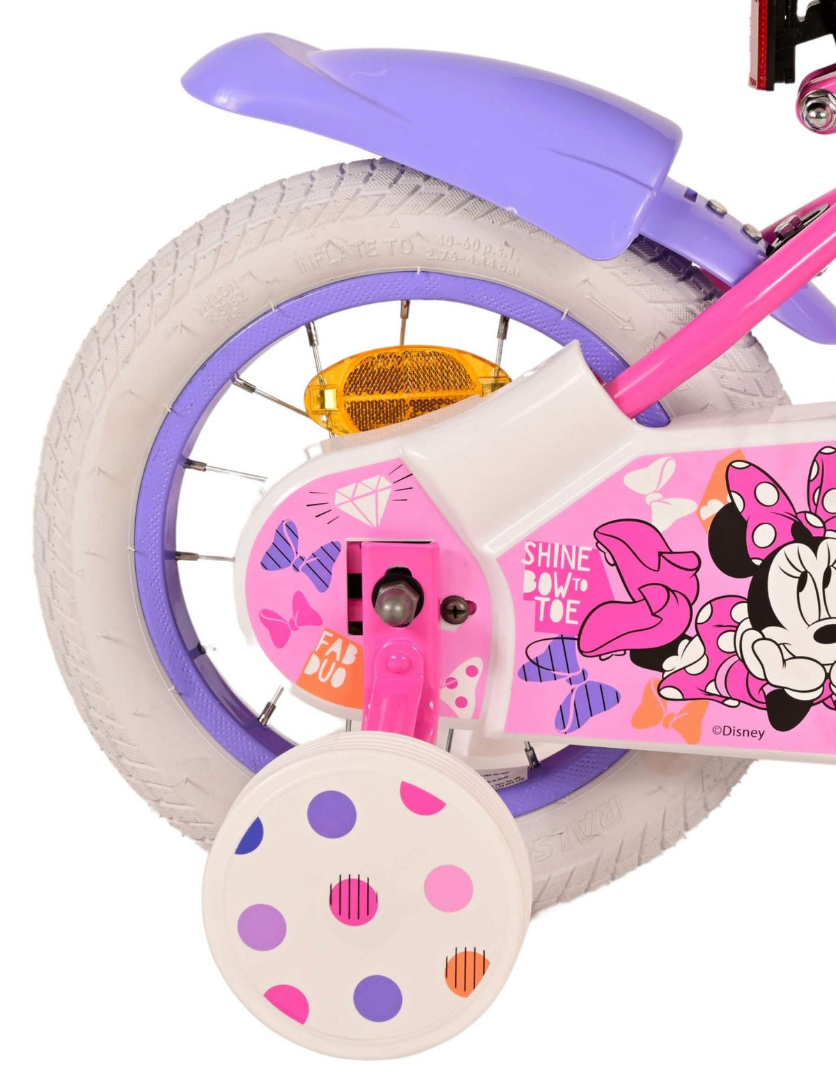 Minnie süßest aller Zeiten! Kinderfahrrad - Mädchen - 12 Zoll - Pink