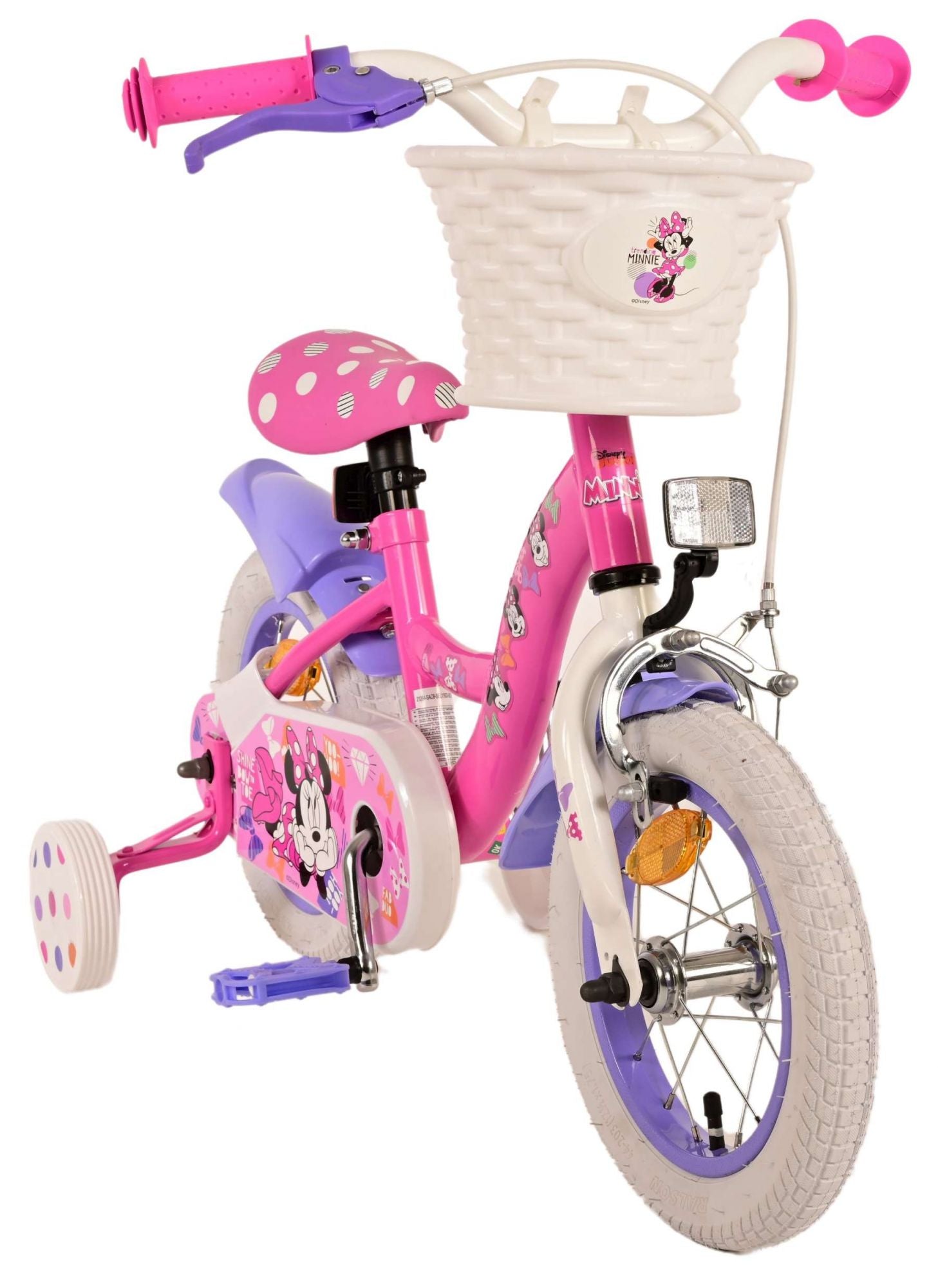 Minnie süßest aller Zeiten! Kinderfahrrad - Mädchen - 12 Zoll - Pink