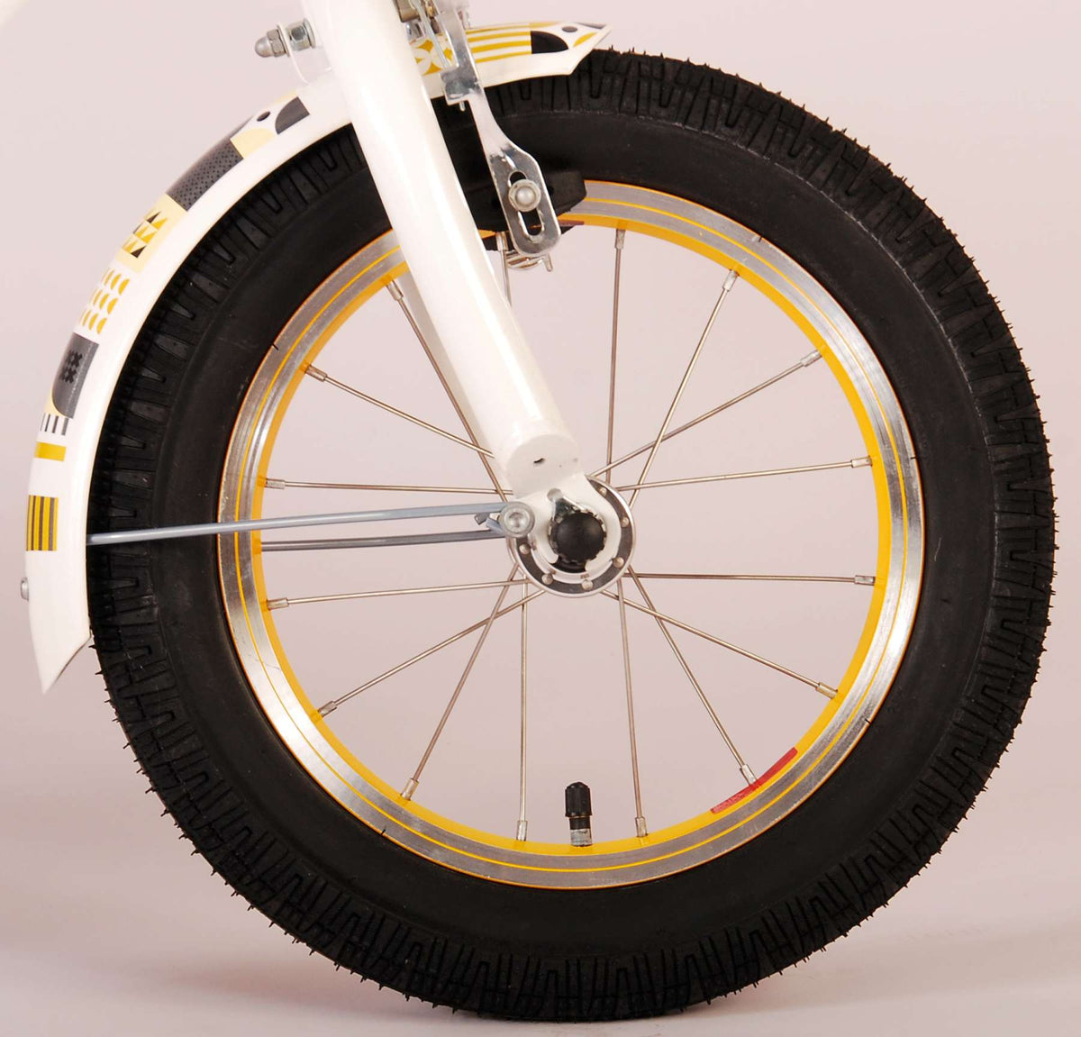 Volare Miracle Children's Bicycle - Mädchen - 14 Zoll - Weiß - Prime Collection