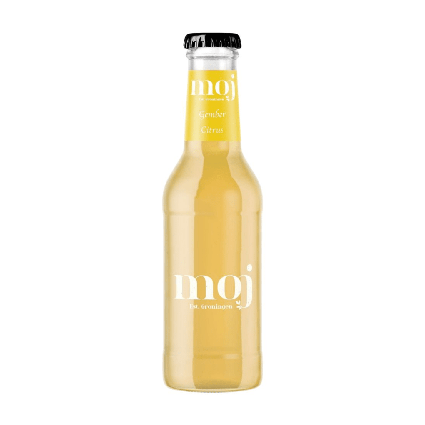 Moj Bio-Ingwer-Zitrus-Limonade Glasflasche (12x 0,2 Liter)