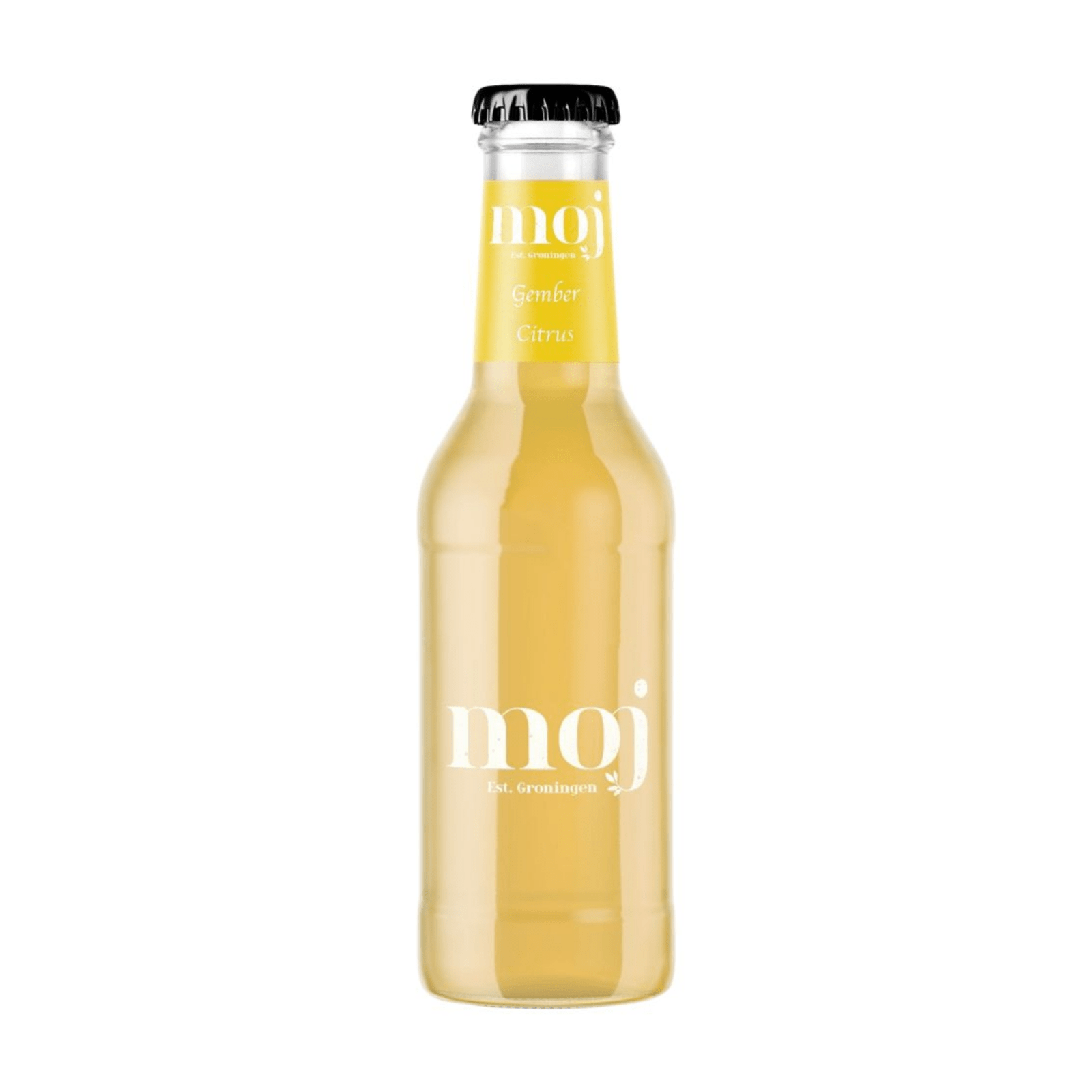Moj Bio-Ingwer-Zitrus-Limonade Glasflasche (12x 0,2 Liter)