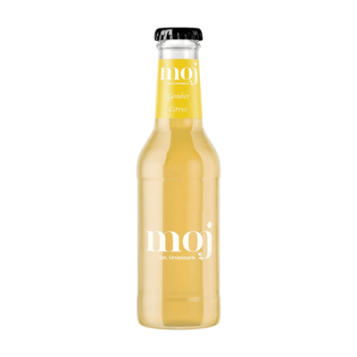 Moj Bio-Ingwer-Zitrus-Limonade Glasflasche (12x 0,2 Liter)