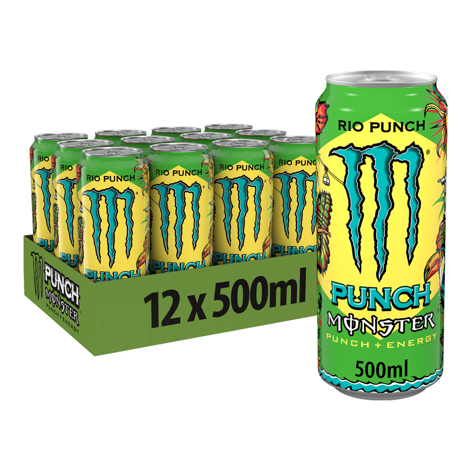 Monster Juiced Rio Punch Dose (12x 0,5 Liter)