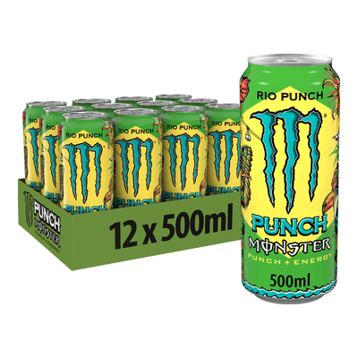 Monster Juiced Rio Punch Dose (12x 0,5 Liter)