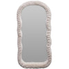 Home styling mirror large fur 30x60cm 2 assorted
