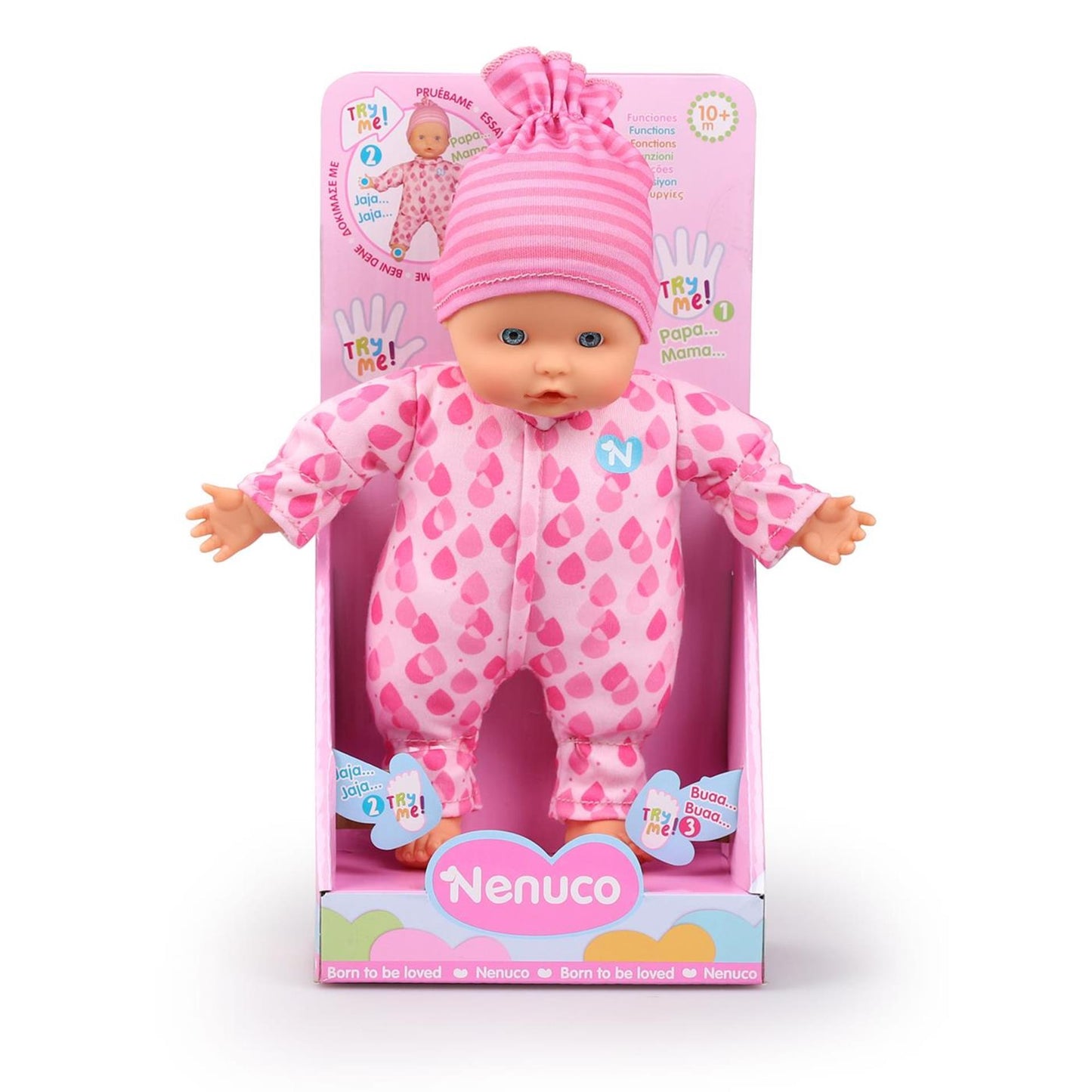 Nenuco weiche Babypuppe 25cm 3 Funktionen