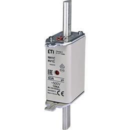 Eti Flachsicherung 63a – 500 V DIN NH1 GG | 3 Stück