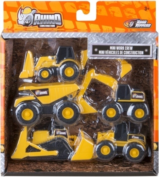 Nikko Toys Nikko Road Rippers Mini-Konstruktion: 5er-Pack (30031 20660)